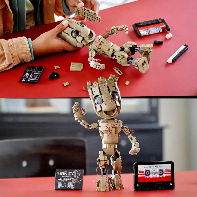 LEGO Marvel Groot Set mit Baby Figur Guardians of The Galaxy 2 - 6