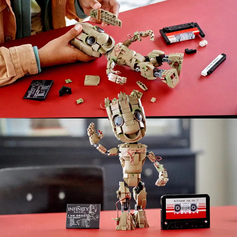 LEGO Marvel Groot Set mit Baby Figur Guardians of The Galaxy 2 - 4