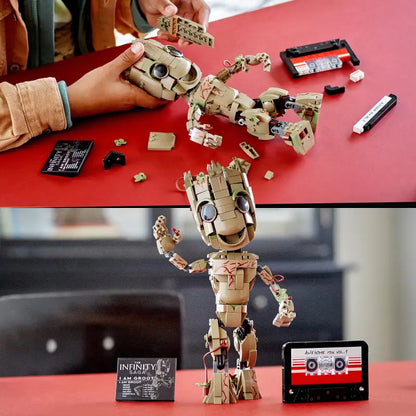 LEGO Marvel Groot Set mit Baby Figur Guardians of The Galaxy 2 - 4
