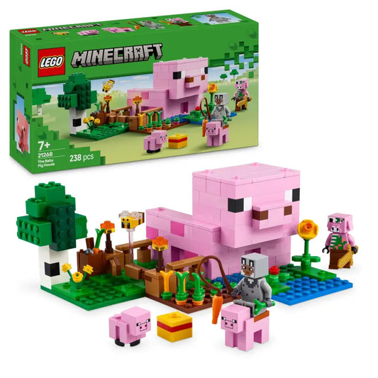 LEGO Minecraft Babyschwein Haus interaktives Spielzeug - TradingToys.de 1