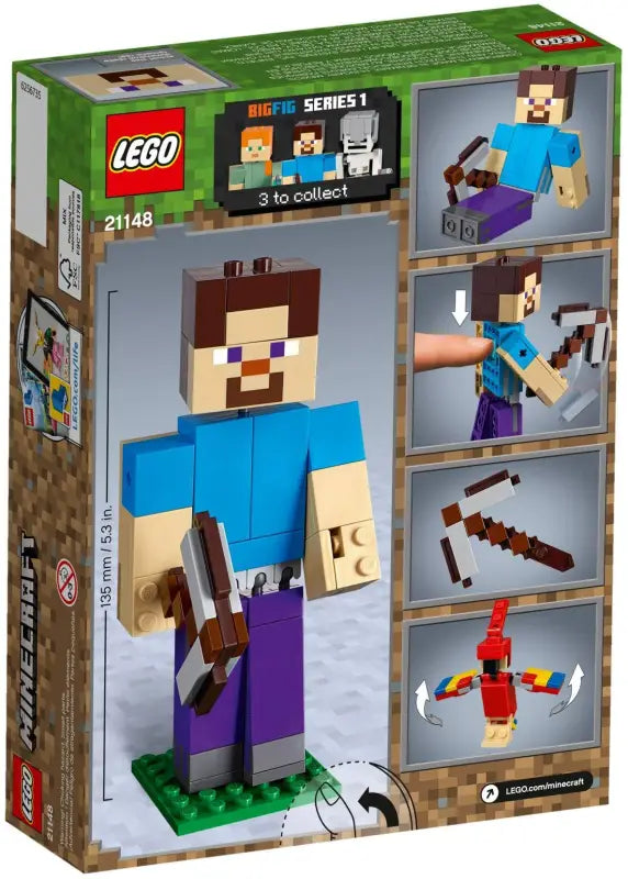 Lego Minecraft Steve mit Papagei 21148 - 2