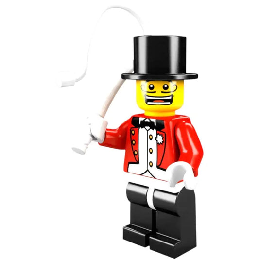 LEGO Minifigur Ringmaster Zirkusdirektor Serie 2 8684 – Sammlerfigur mit Peitsche - 1