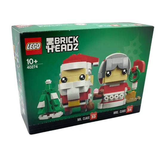 LEGO Mr. Claus und Mrs. Weihnachtsmann BrickHeadz - 1