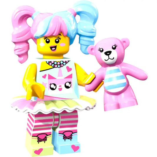LEGO Ninjago Figur Candy Unikitty 71019 – Minifigur mit Teddybär | Sammlerfigur - 1