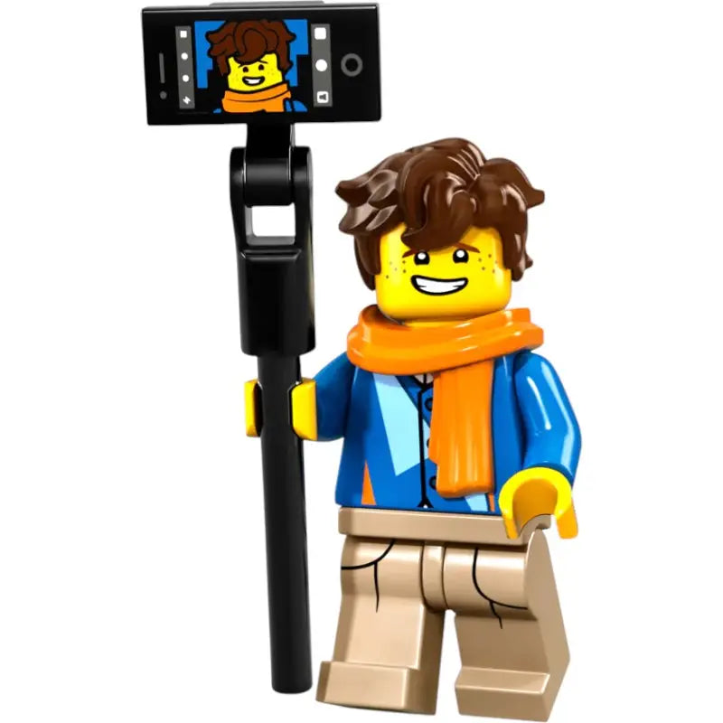 LEGO Ninjago Figur Jay Zivil 71019 – Minifigur mit Selfie-Stick | Sammlerfigur - 1