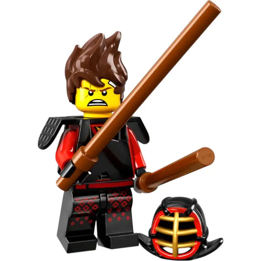 LEGO Ninjago Figur Kai Ninja 71019 – Minifigur mit Nunchaku & Kendo-Helm | Sammlerfigur - 1