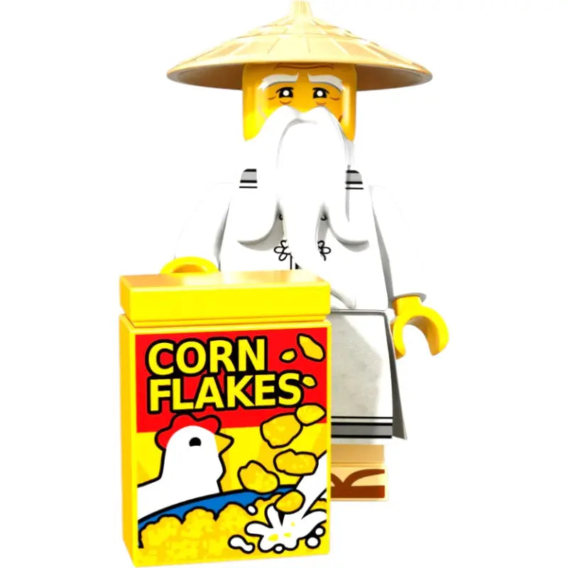 LEGO Ninjago Figur Master Wu 71019 – Minifigur mit Corn Flakes - 1