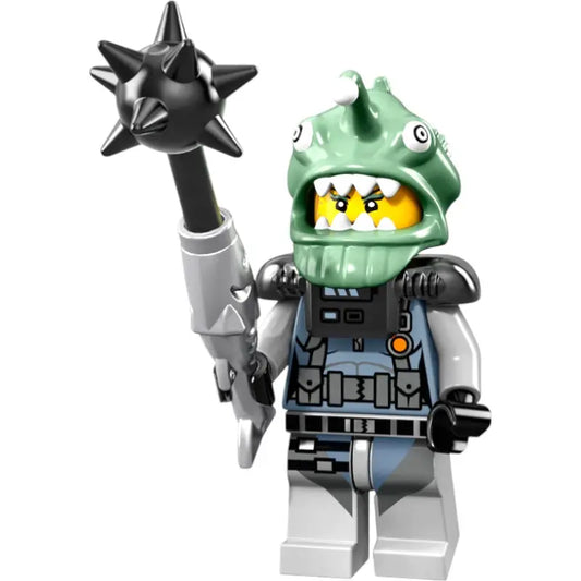 LEGO Ninjago Figur Shark Army Thug 71019 – Minifigur mit Morgenstern | Sammlerfigur - 1