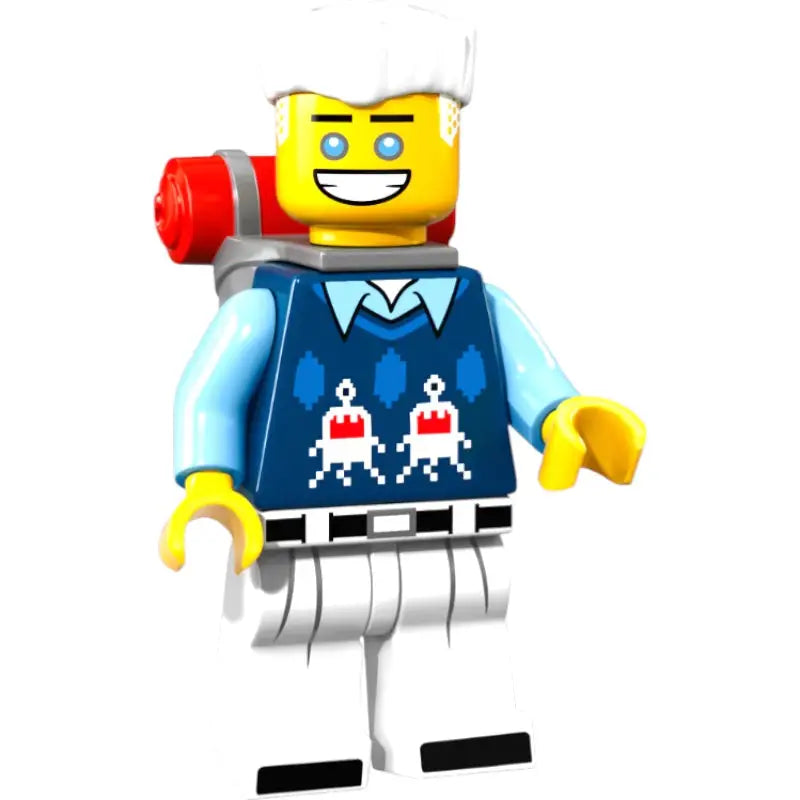 LEGO Ninjago Figur Zane Zivil 71019 – Minifigur mit Rucksack | Sammlerfigur - 1