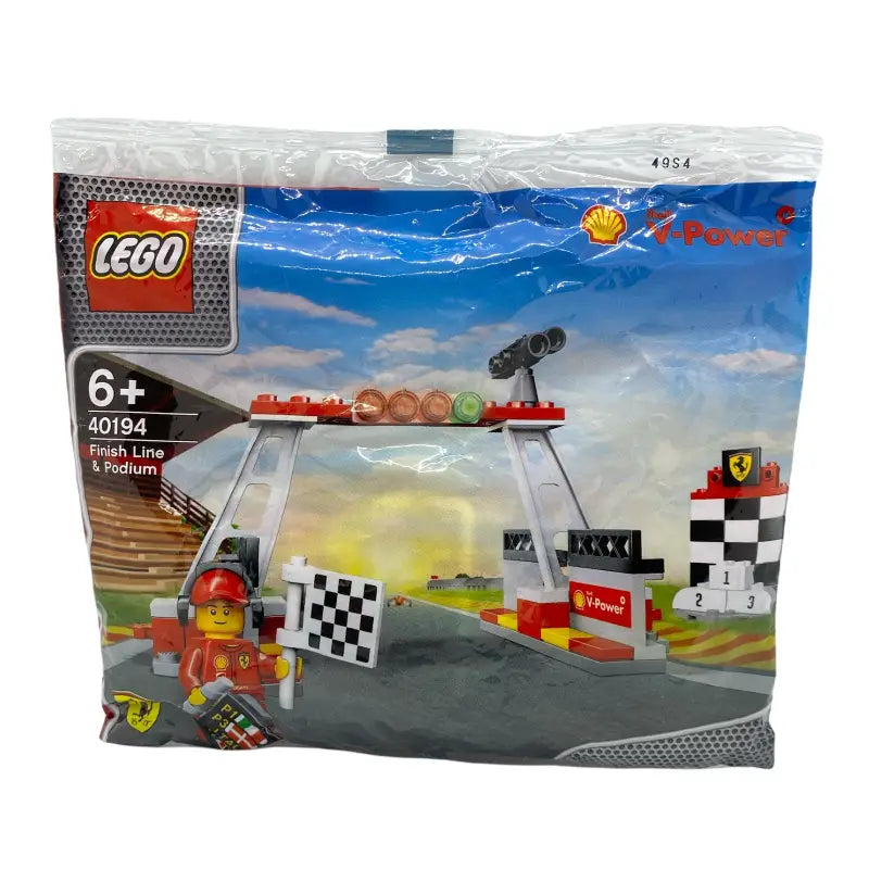 LEGO® Shell V-Power 40194 Finish Line Podium kaufen – Seltener Polybag - TradingToys.de 1