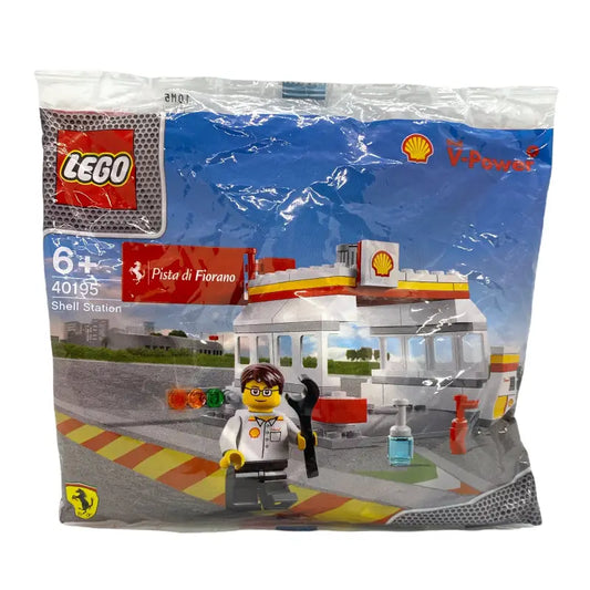 LEGO® Shell V-Power 40195 Tankstation Limited Edition kaufen – Seltener Polybag - TradingToys.de 1