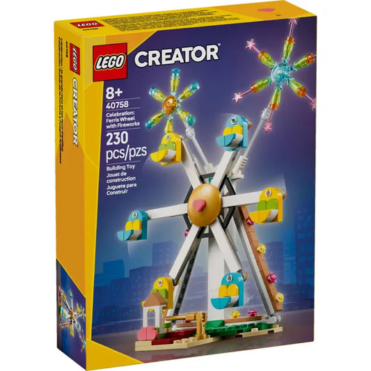 LEGO Riesenrad mit Feuerwerk Set 40758 - 1