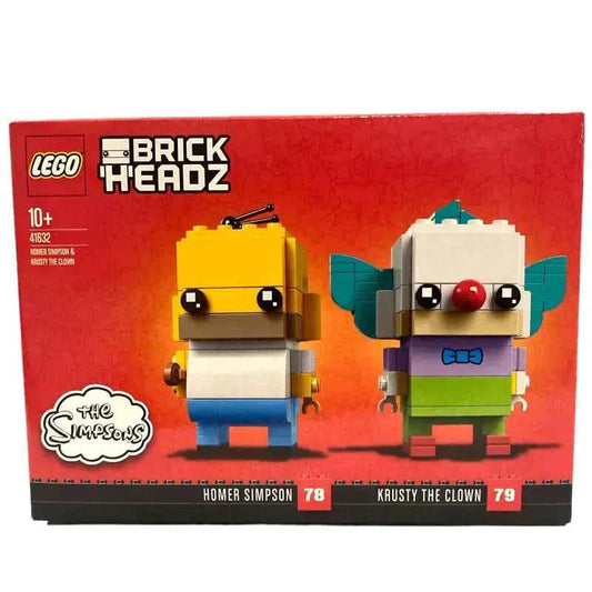 LEGO Simpsons Brickheadz Homer Simpson & Krusty 41632 - 1