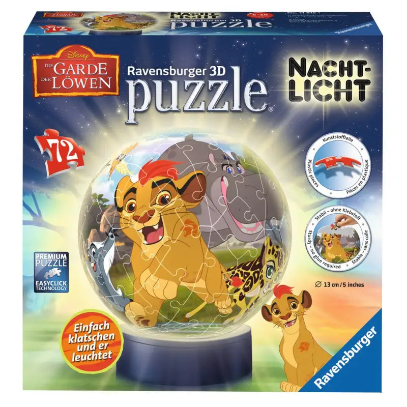 Löwen 3D-Puzzle Nachtlicht Die Garde kaufen - 1