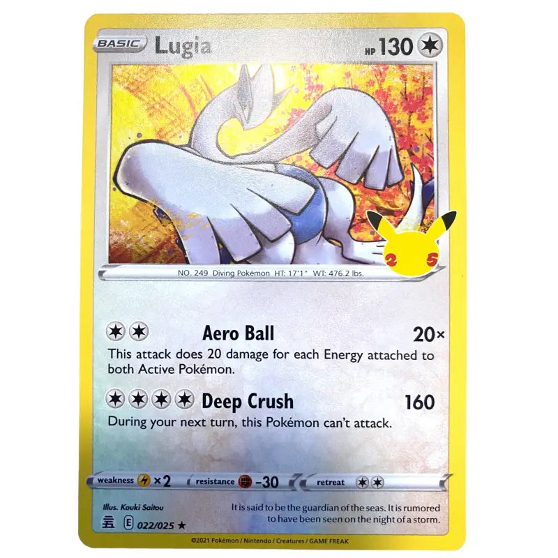 Lugia Pokemon Karte Celebrations Holo Deutsch - TradingToys.de 1