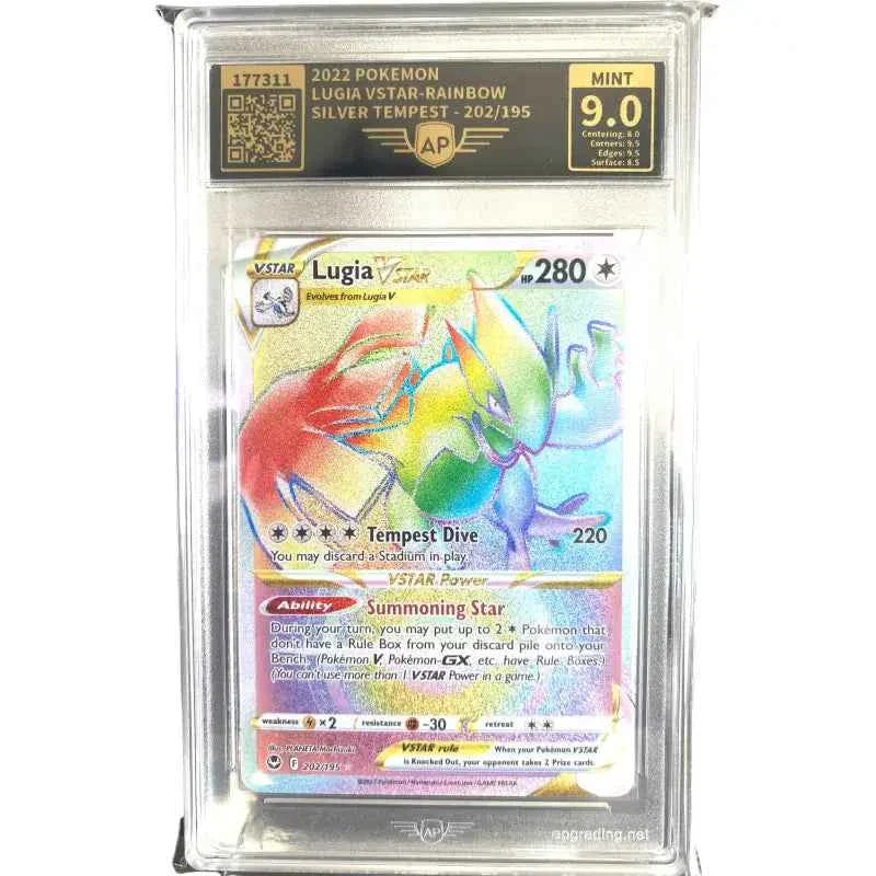 Lugia VStar Pokemon Karte Gegradet Mint 9.0 - 1