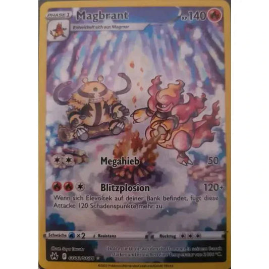Magbrant GG03 GG70 Pokemon Karte Crown Zenith - 1