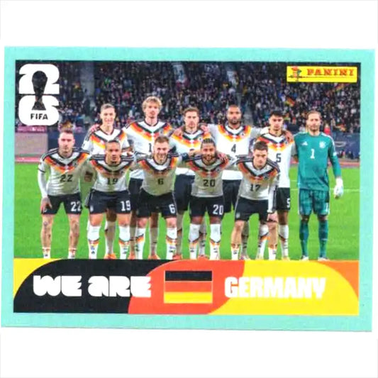 Mannschaftsbild Deutschland Panini Sticker WM 2026 – GER 13 Nr. 341 - 1