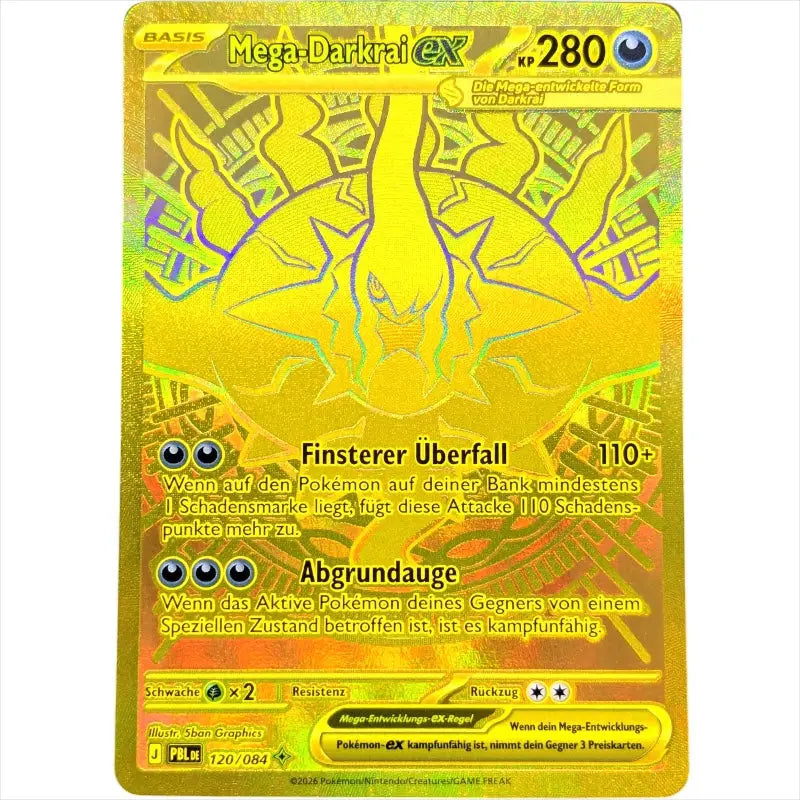 Mega-Darkrai ex PBL DE 120/084 Gold Pokémon Dunkelnacht kaufen - 1