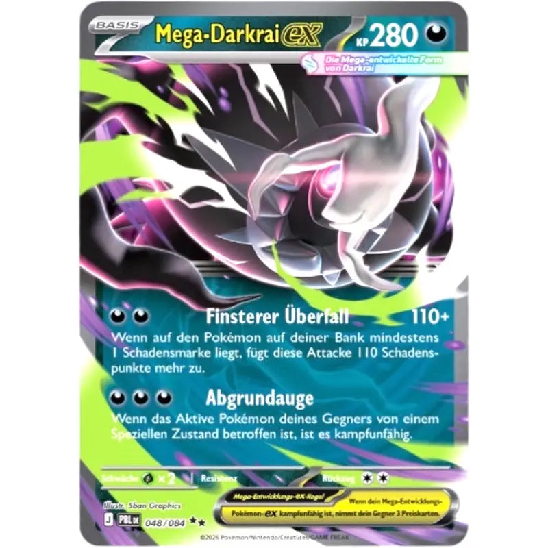 Mega-Darkrai-ex PBL DE 048/084 Pokémon Dunkelnacht kaufen - 1