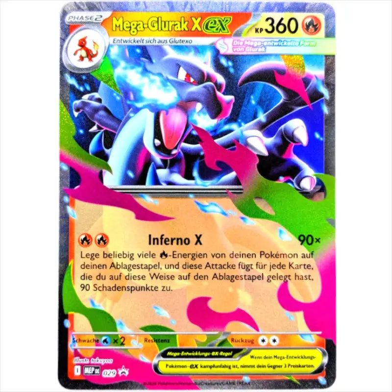Mega-Glurak X ex MEP DE 029 Blackstar Promo kaufen - 1