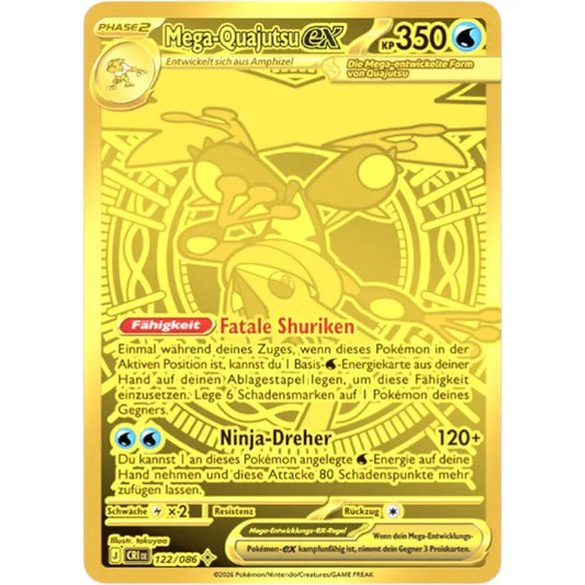 Mega-Quajutsu-ex CRI DE 122/086 Pokémon Wachsendes Chaos kaufen - 1