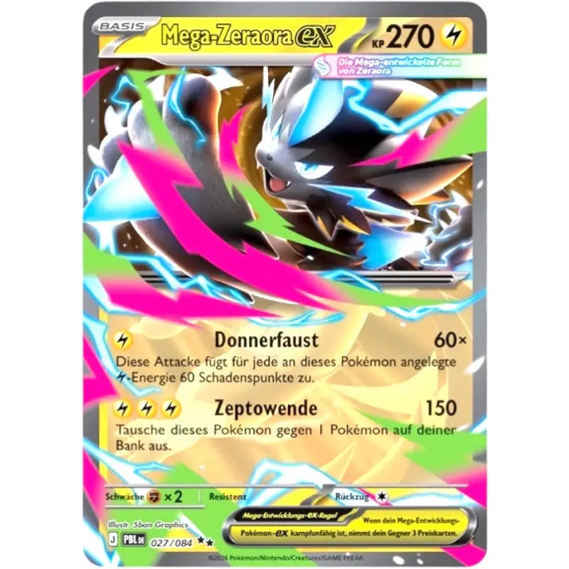 Mega-Zeraora ex 027/084 Pokémon Dunkelnacht kaufen – 270 KP - 1