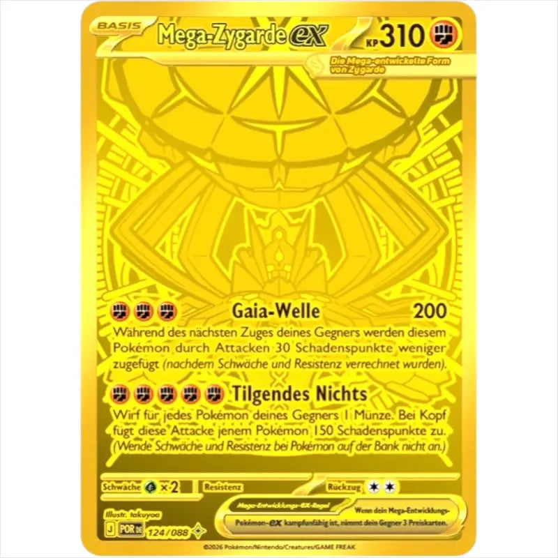 Mega-Zygarde ex POR DE 124/088 Gold Rare Optimale Ordnung kaufen - 1