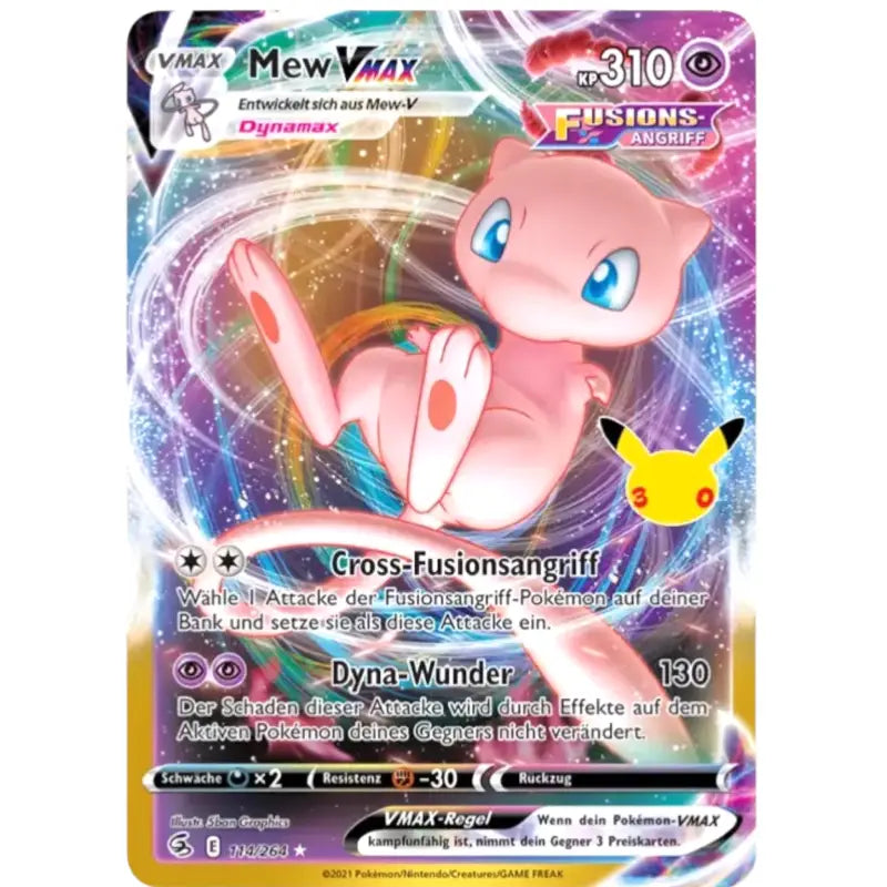 Mew VMAX 114/264 | Pokémon 30 Jahre Sammelkartenspiel - 1