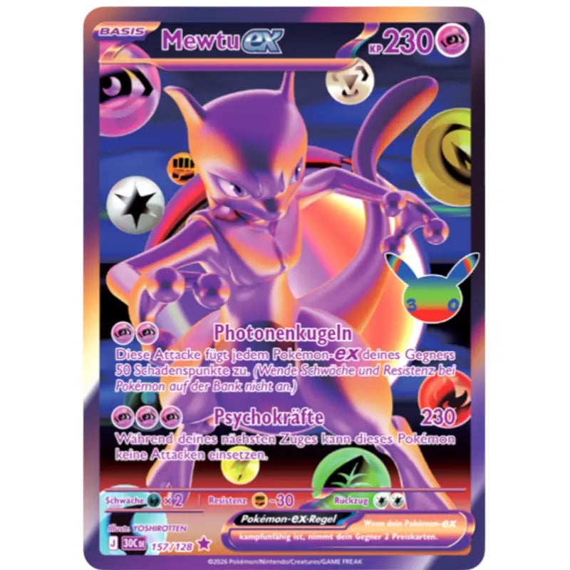 Mewtu ex 157/128 Pokémon Sammelkartenspiel kaufen - 1