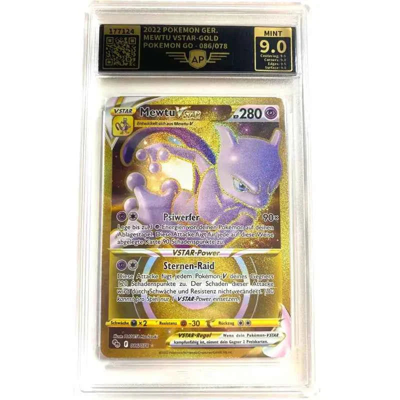 Mewtu VStar Pokemon Karte gegradet 9.0 Mint - 1