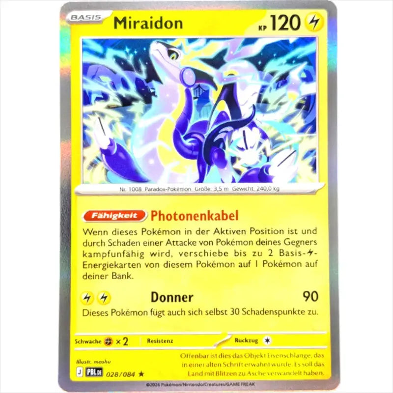 Miraidon PBL DE 028/084 Pokémon Dunkelnacht kaufen – Rare Holo - 1
