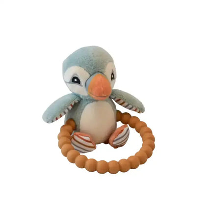 My Teddy Babyrassel erster Papageientaucher blau Beißring - 2
