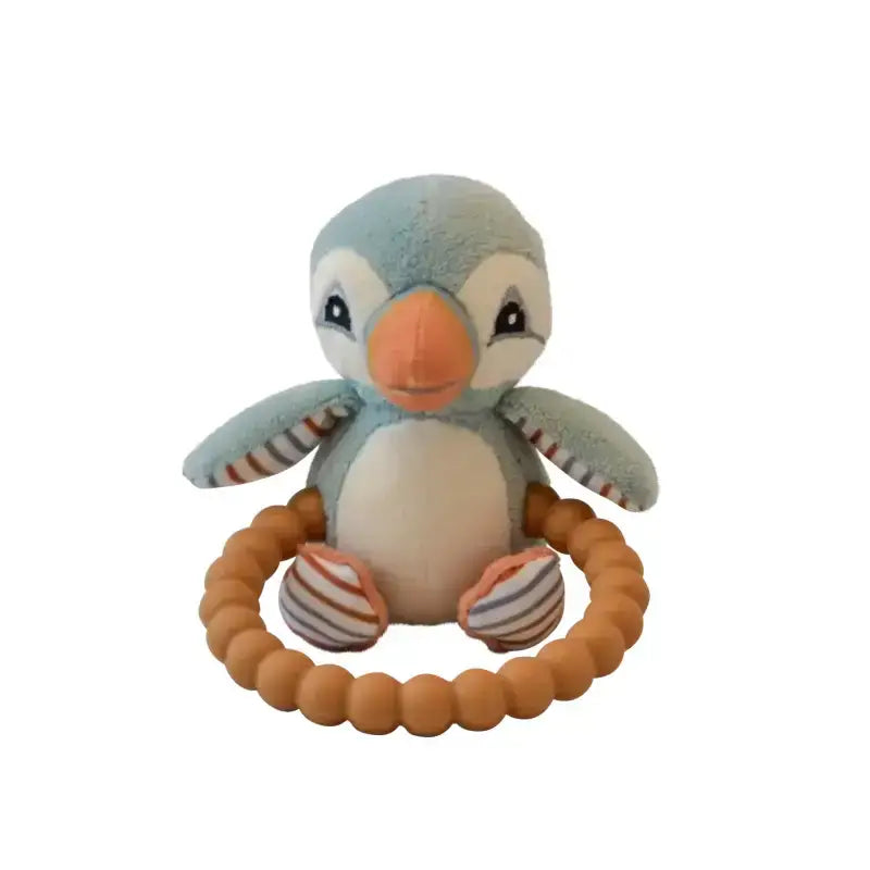 My Teddy Babyrassel erster Papageientaucher blau Beißring - 3