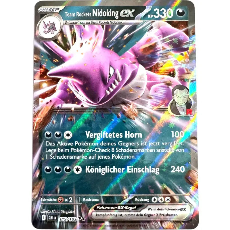 Nidoking Ex 119/182 Pokemon Karte kaufen - TradingToys.de 1