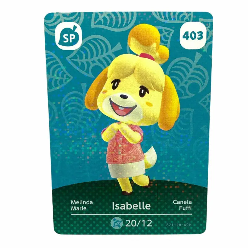 Nintendo Amiibo Animal Crossing New Horizons Karten - 8