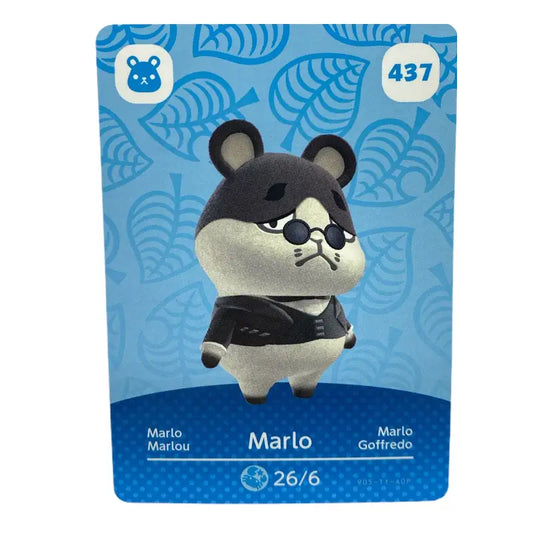 Nintendo Marlo 437 Amiibo Animal Crossing Karte Serie 5 - 1