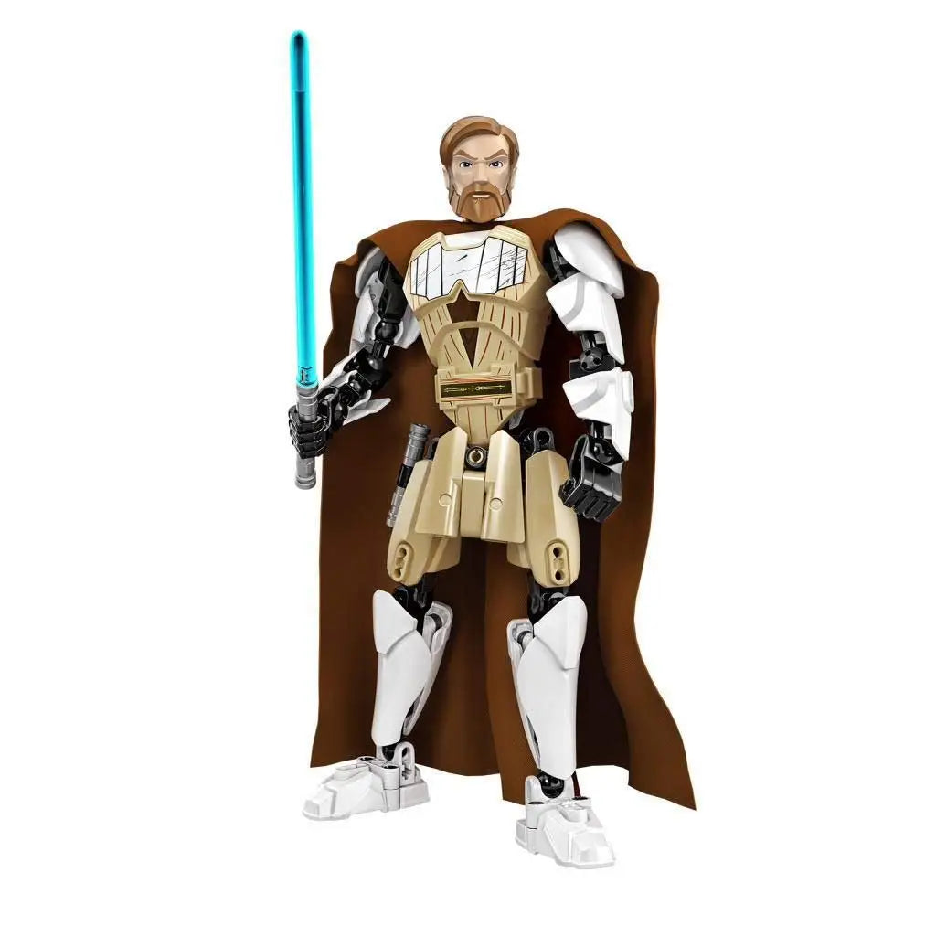 Lego star wars 75109 obi-wan kenobi actionfigur in tan und weißer rüstung mit braunem umhang und blauem lichtschwert spielzeug online kaufen