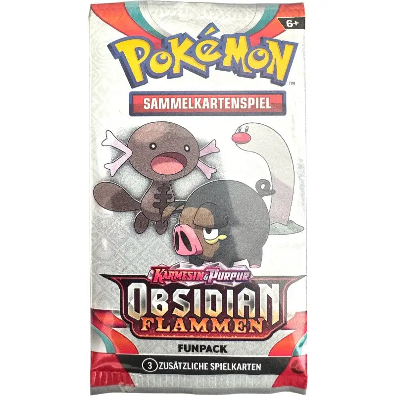 Obsidian Flammen Booster - Pokémon Sammelkartenspiel - Funpack - 1