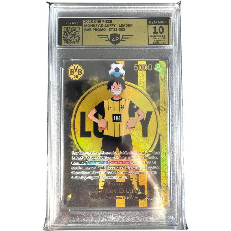 One Piece Luffy BVB Dortmund Promo ST13-003 AP 10 kaufen – TradingToys - 1
