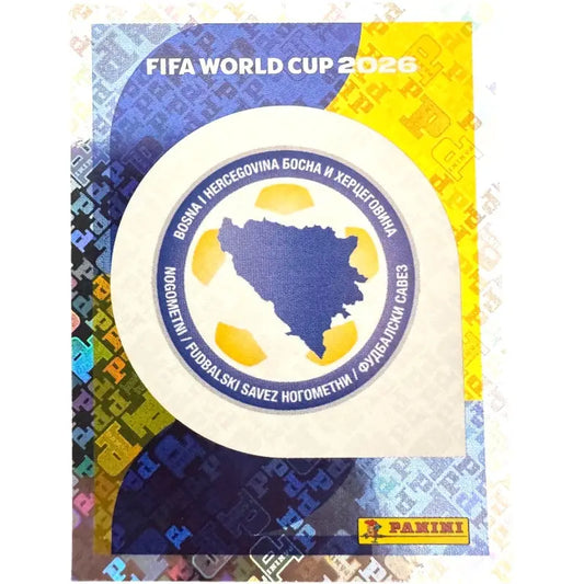 Panini WM 2026 Sticker BIH 1 Bosnien Herzegowina Wappen – FIFA World Cup