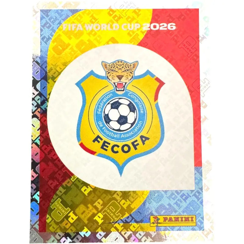 Panini WM 2026 Sticker COD 1 Kongo Wappen FECOFA – FIFA World Cup