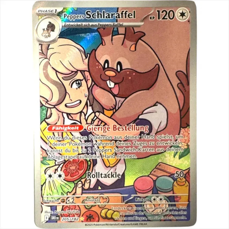 Peppers Schlaraffel DRI DE 205/182 Pokémon Destined Rivals kaufen - 1