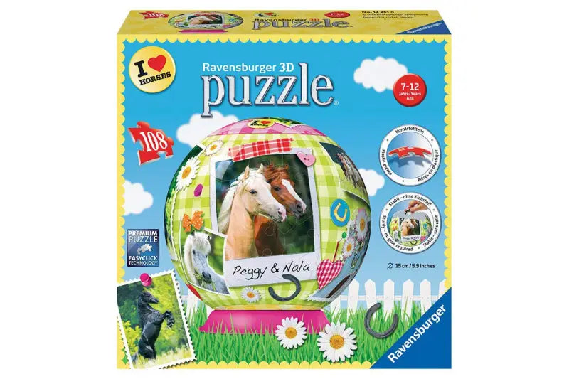 Pferde 3D Puzzle Ball Spielzeug online kaufen - 1