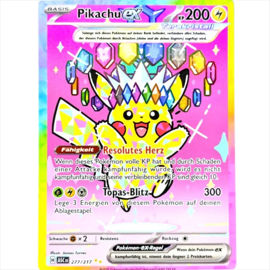 Pikachu ex ASC DE 277/217 Erhabene Helden Pokémon kaufen - 1
