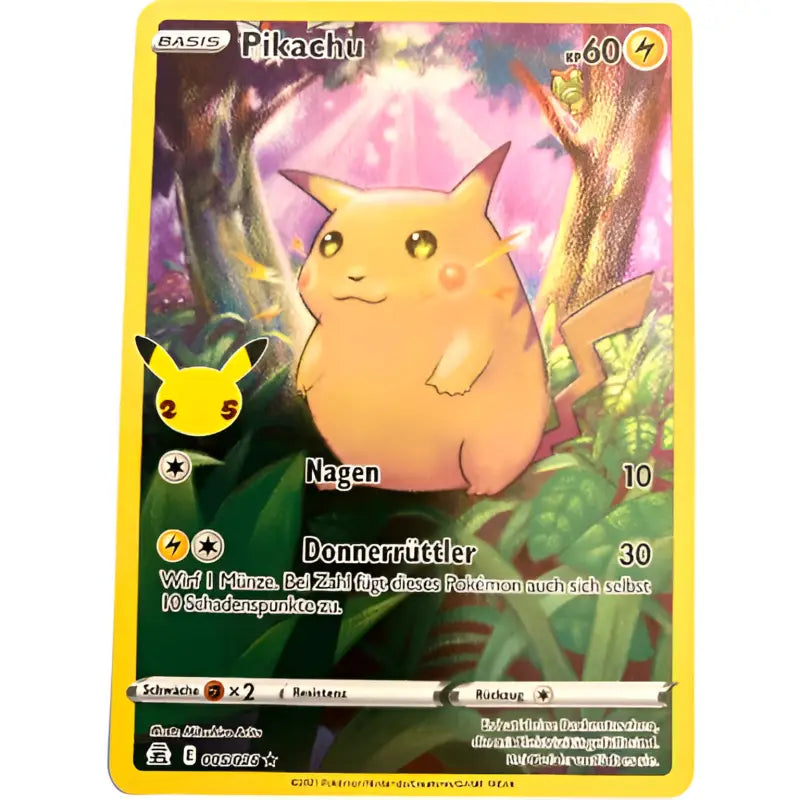 Pikachu Pokemon Karte Celebrations 25th Jahre - 1