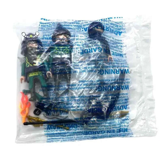 Playmobil 3 Grüne Asia-Ritter (Folienverpackung/ Polybag) - 1