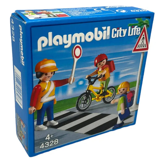 Playmobil 4328 Schulweghelferin mit Kindern City Life - 1