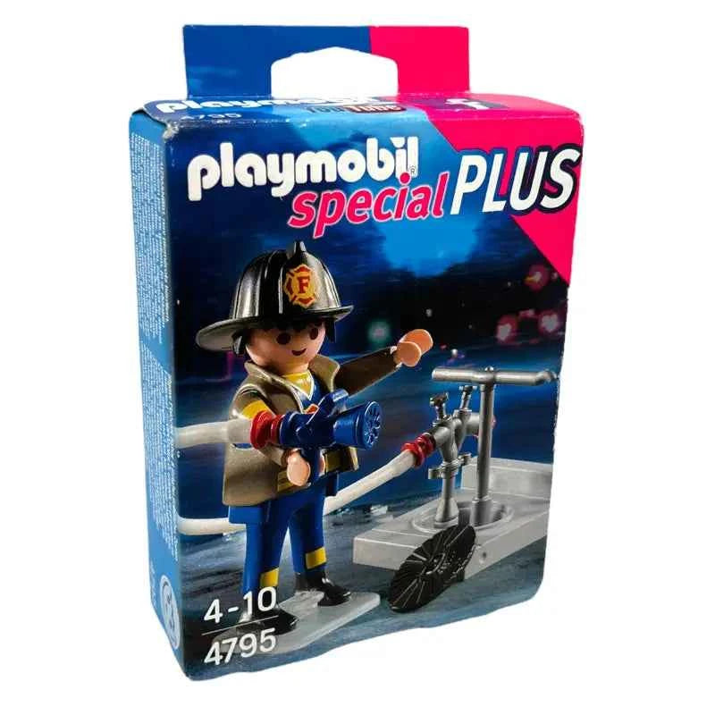 Playmobil Feuerwehrmann mit Hydrant Feuerwehr Special PLUS - 1