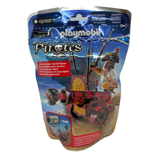 Playmobil 6163 Pirates Rote App-Kanone mit Freibeuter - 1